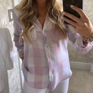 RAILS Pink Plaid Shirt